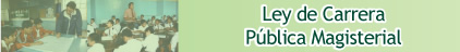 Texto de la Ley de Carrera Pública Magisterial