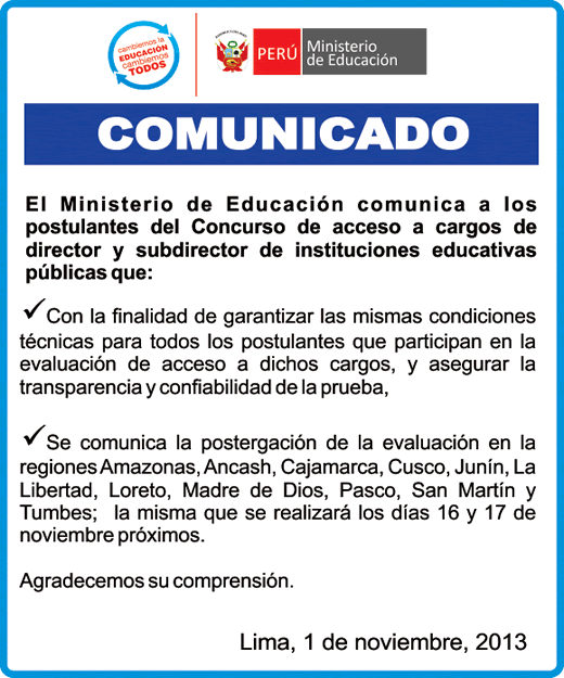 Comunicado