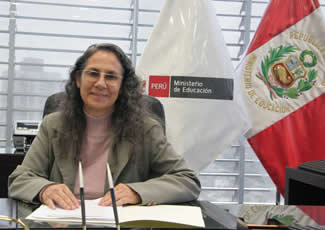 Emma Patricia Salas O'Brien, Ministra de Educación